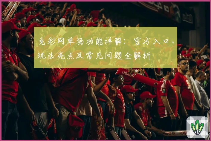 竞彩网单场功能详解：官方入口、玩法亮点及常见问题全解析